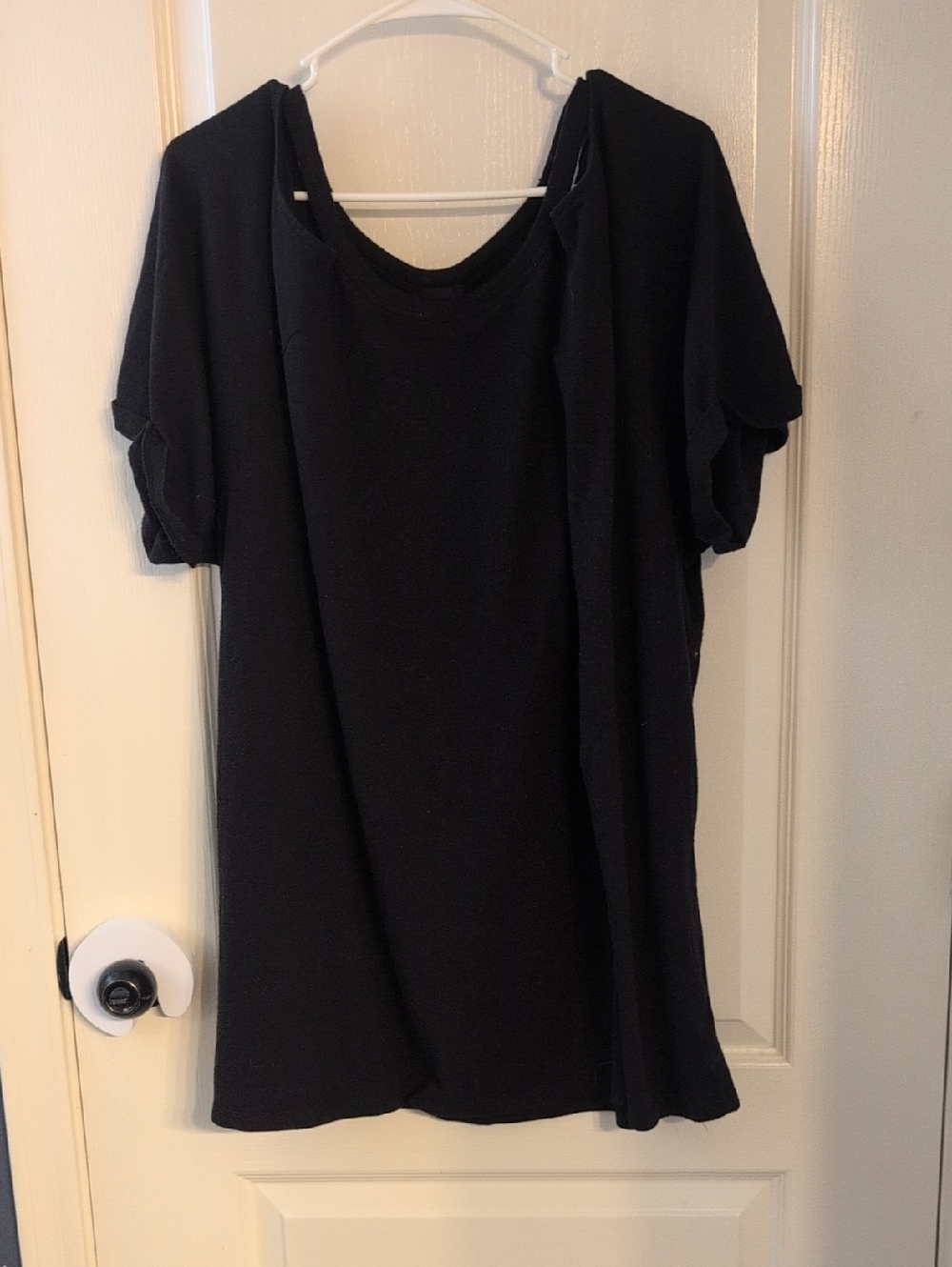torrid Black Short Sleeve Cold Shoulder Tee 4x